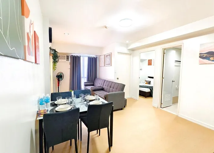 Apartment 2215t2 Avida Towers It Park 1br Unit Queen Bed 4k Tv *