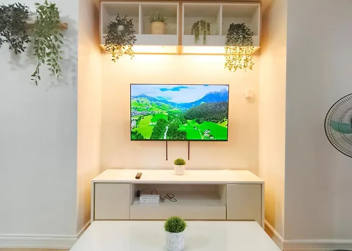 2215t2 Avida Towers It Park 1br Unit Queen Bed 4k Tv Apartment *